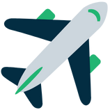 Airplane top