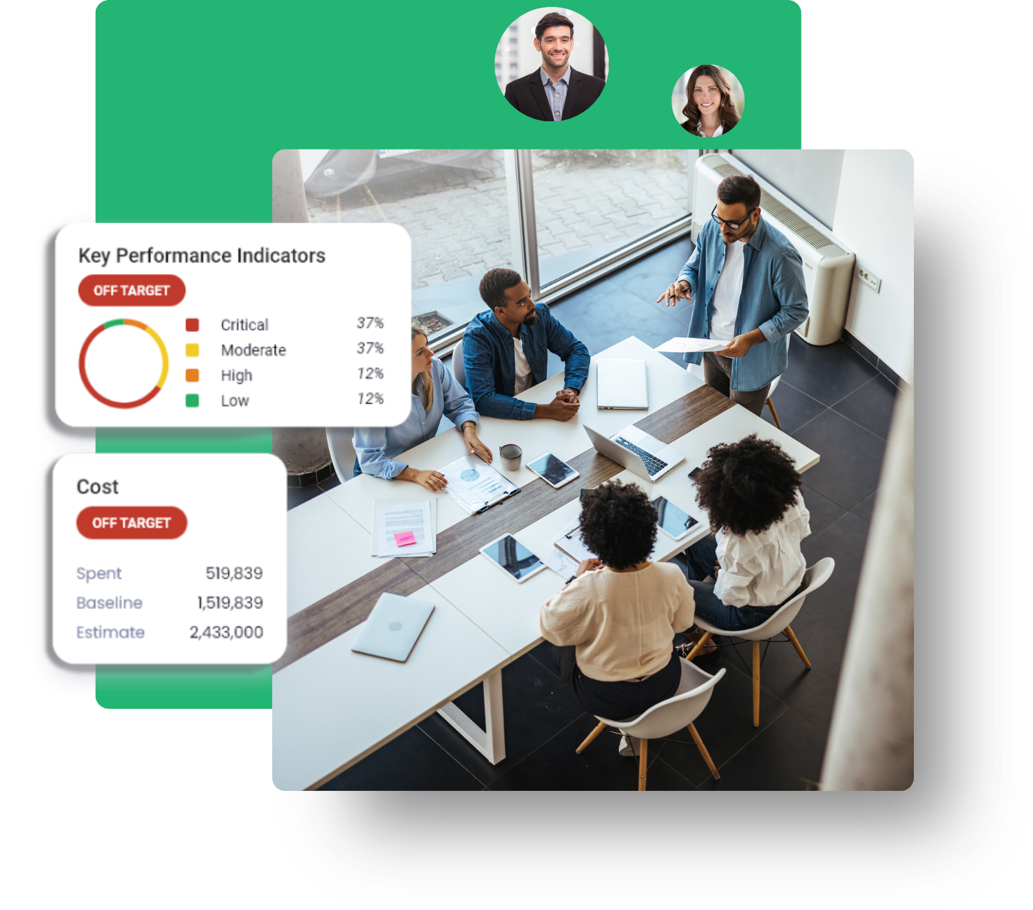 Partner photos and TrueProject screenshots.