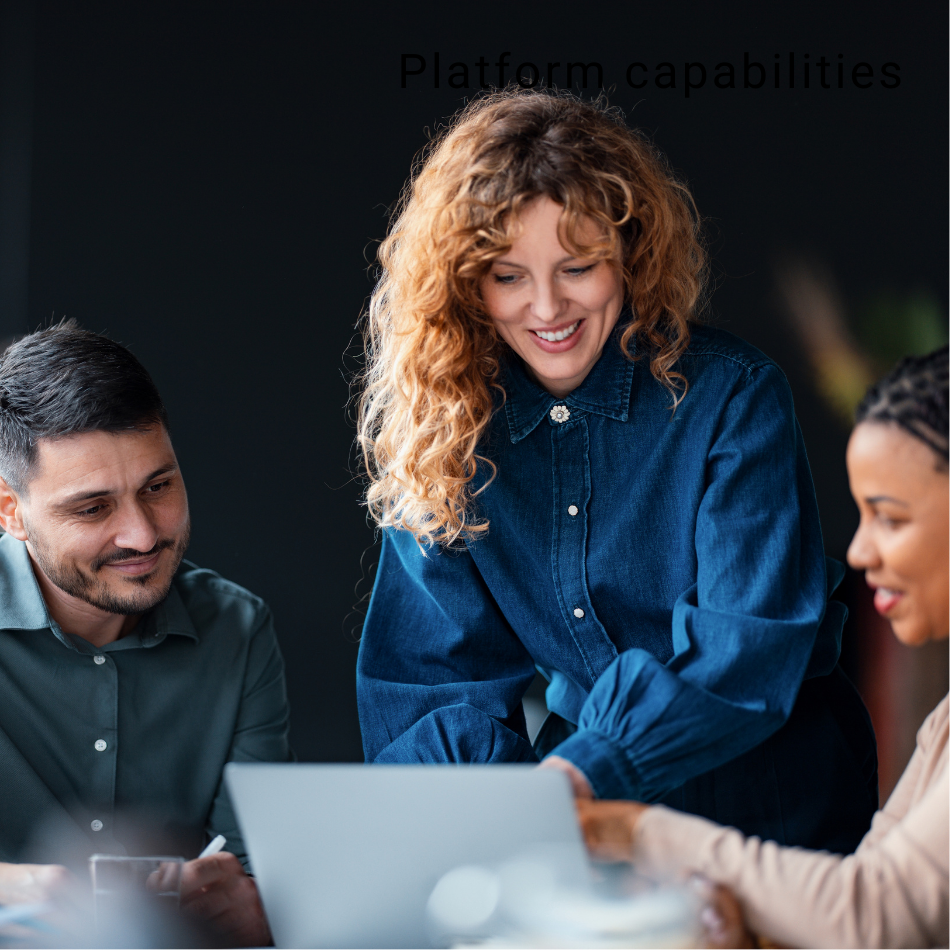Group of professionals sitting together in a workplace setting.