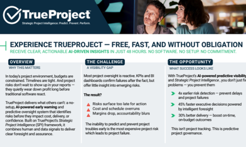 TrueProject SnapShot Brochure Preview